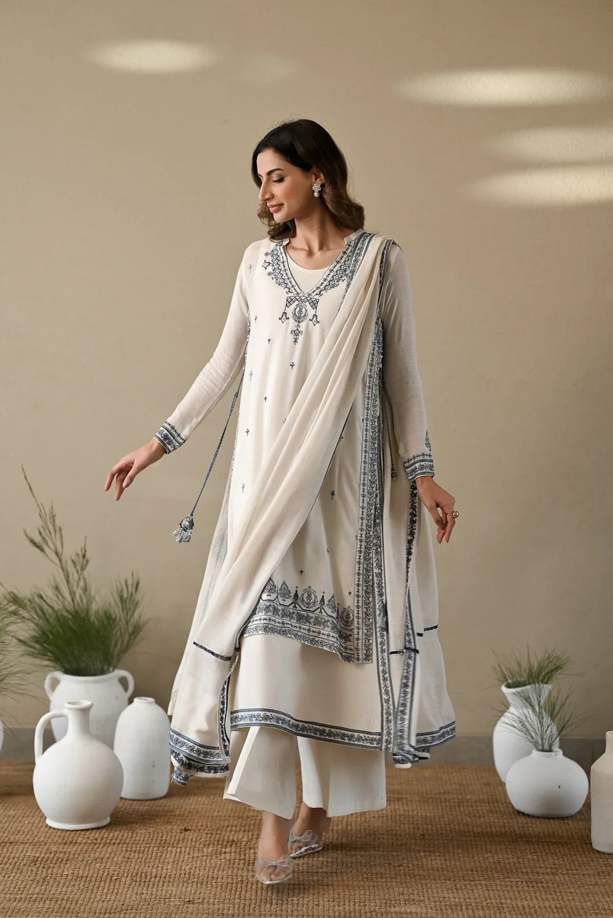 IVORY LUXURY 3PCS SET NPA3-25406