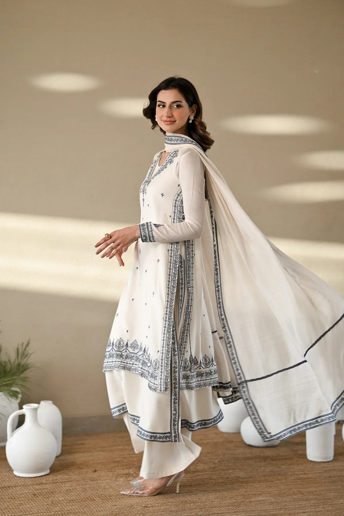 IVORY LUXURY 3PCS SET NPA3-25406