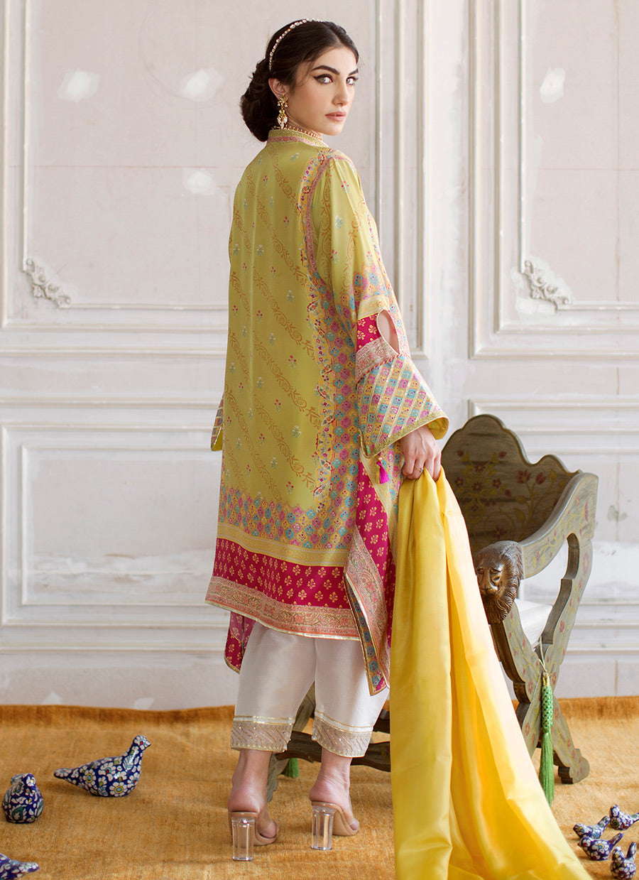 MILA CREPE TUNIC AND SILK DUPATTA