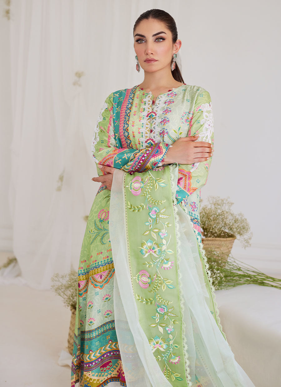 MARTA APPLE GREEN SHIRT AND DUPATTA