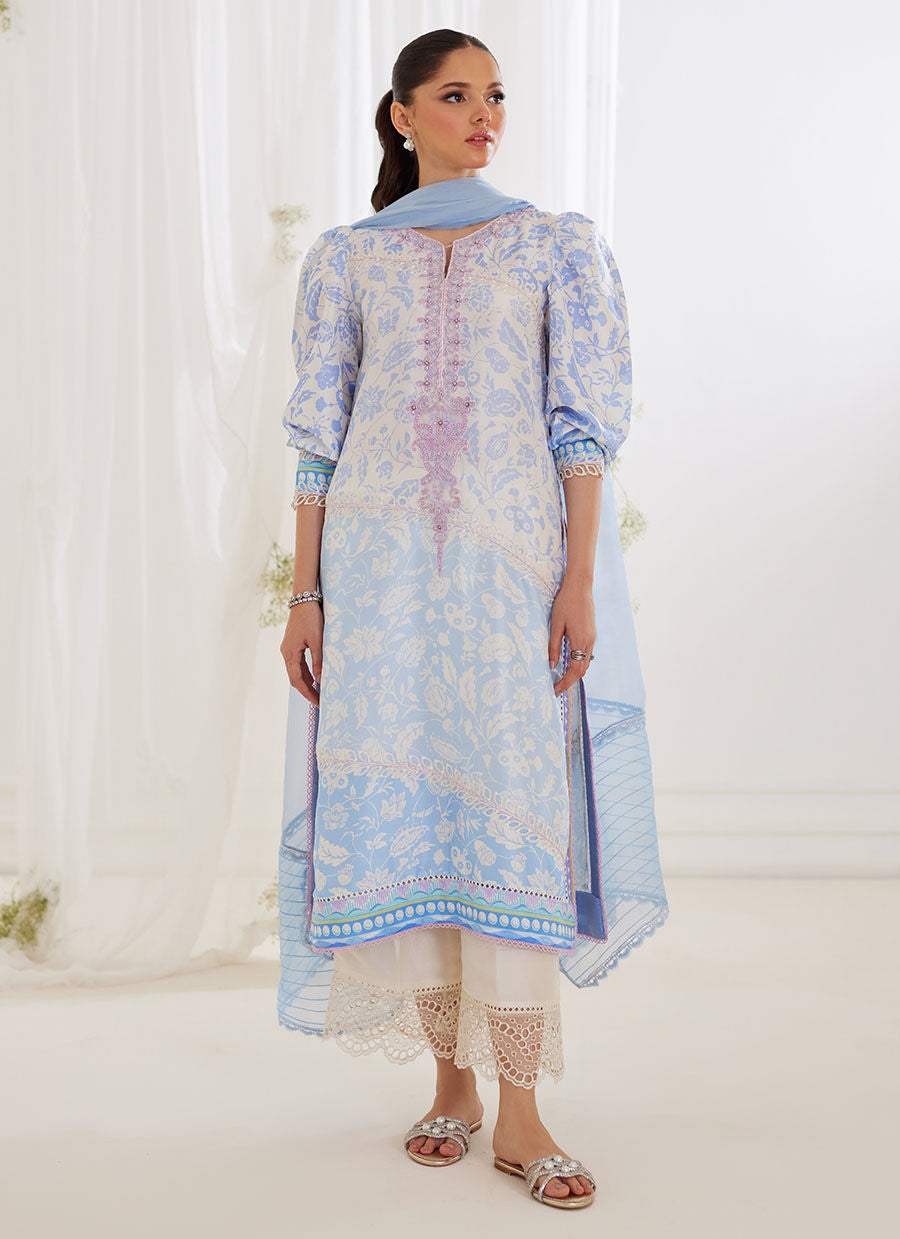 AURELIA ICE BLUE SHIRT AND DUPATTA