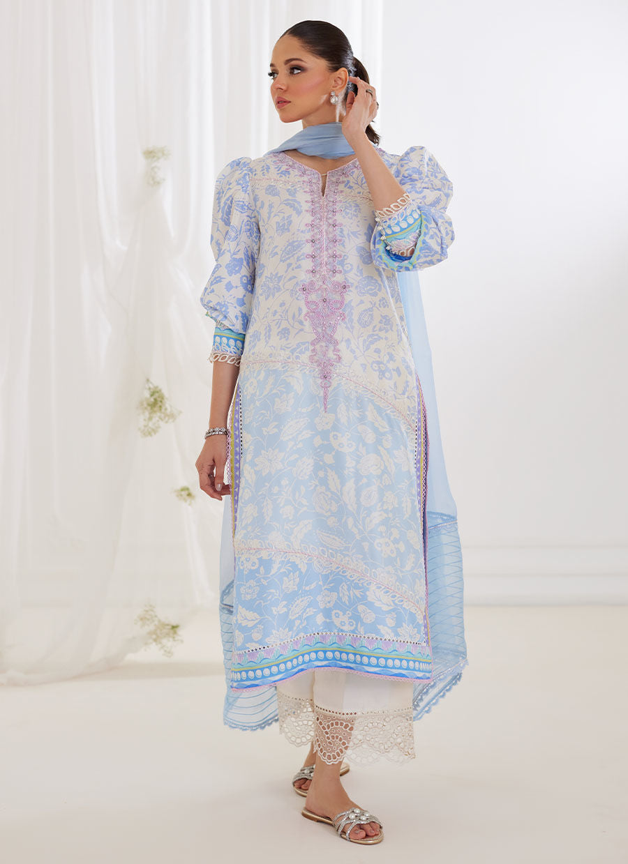 AURELIA ICE BLUE SHIRT AND DUPATTA