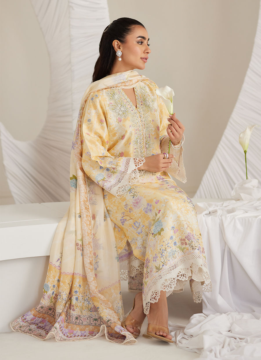 Gemma Lemon Shirt and Dupatta