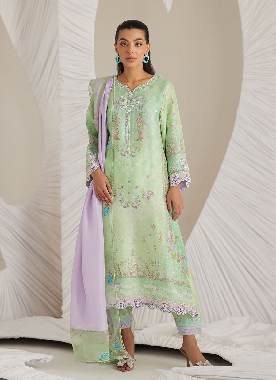 Felice Aqua Shirt and Dupatta