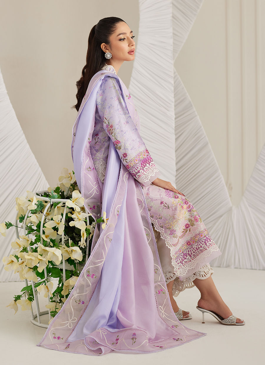 Polina Ombre Shirt and Dupatta