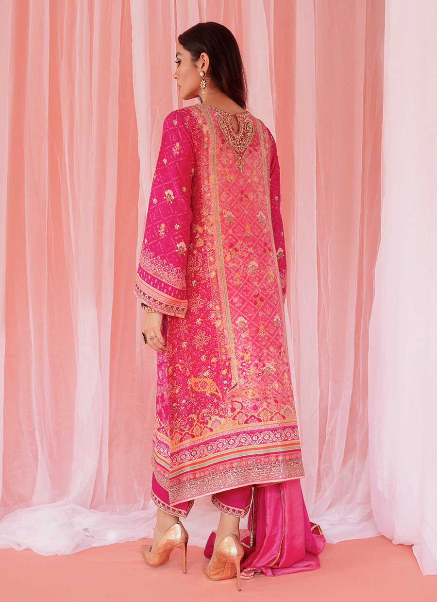 ASHA MAGENTA SHIRT AND DUPATTA