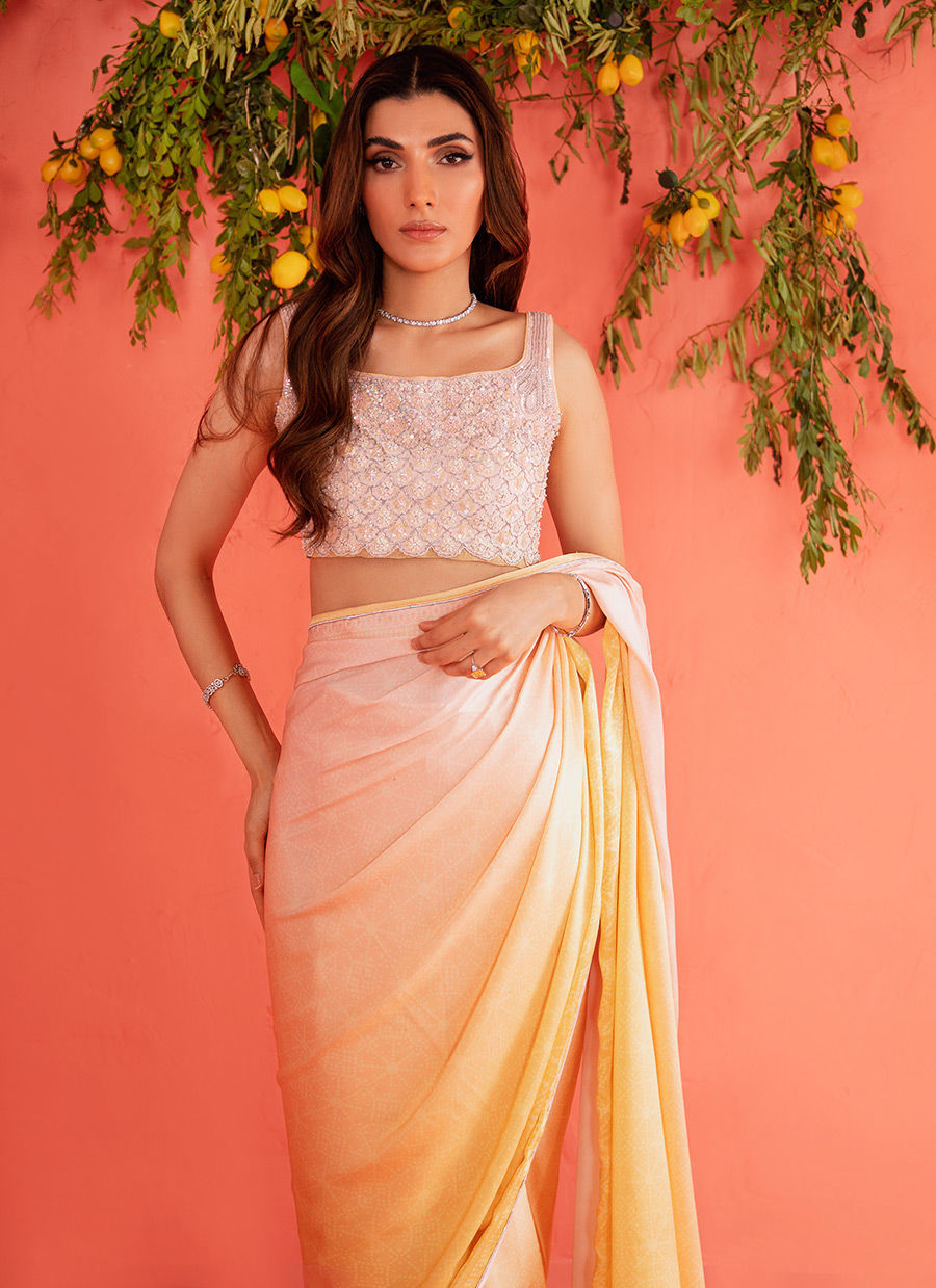 RUMI CHARMEUSE SAREE