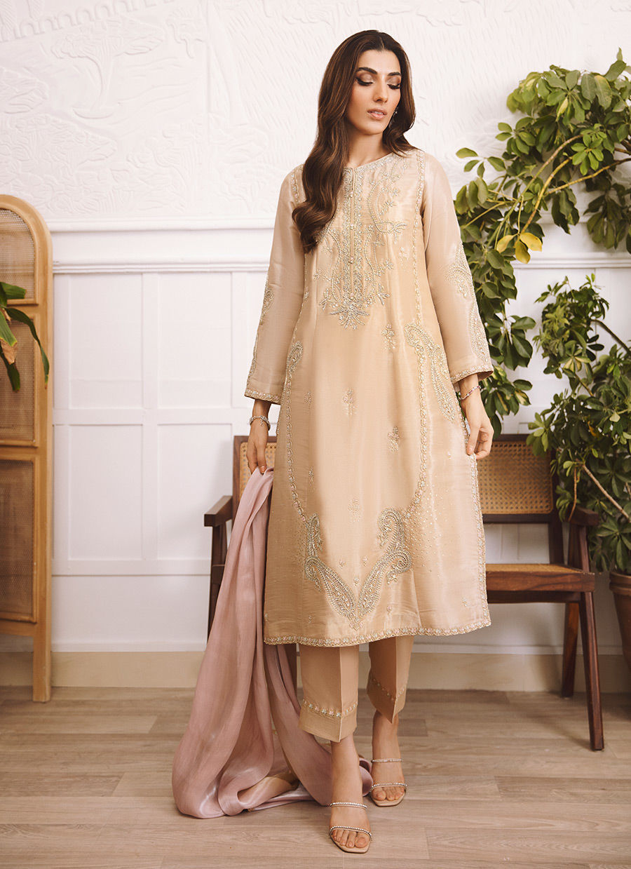 JEH SAND SHIRT AND DUPATTA