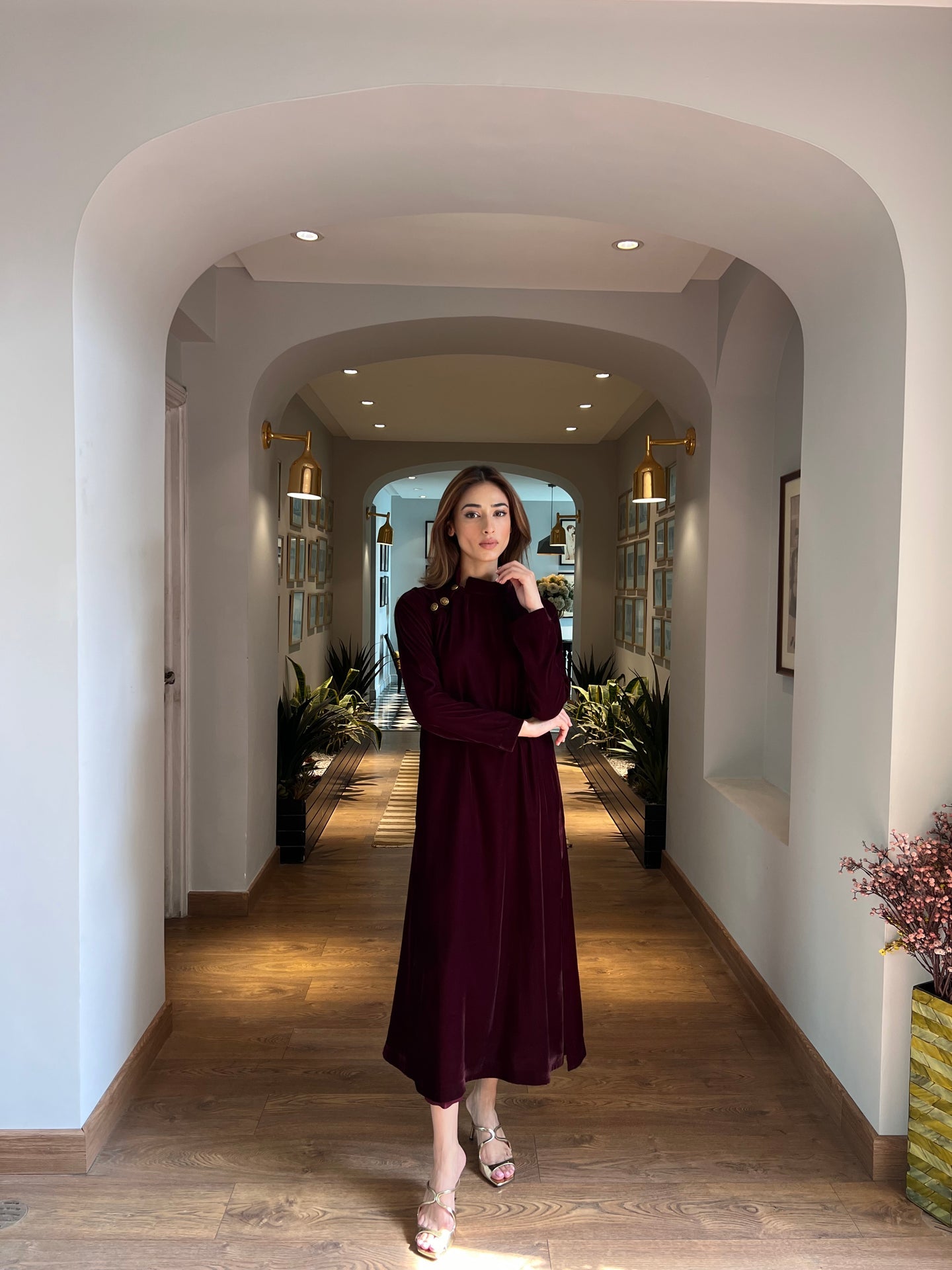 Burgundy Vivi Tunic