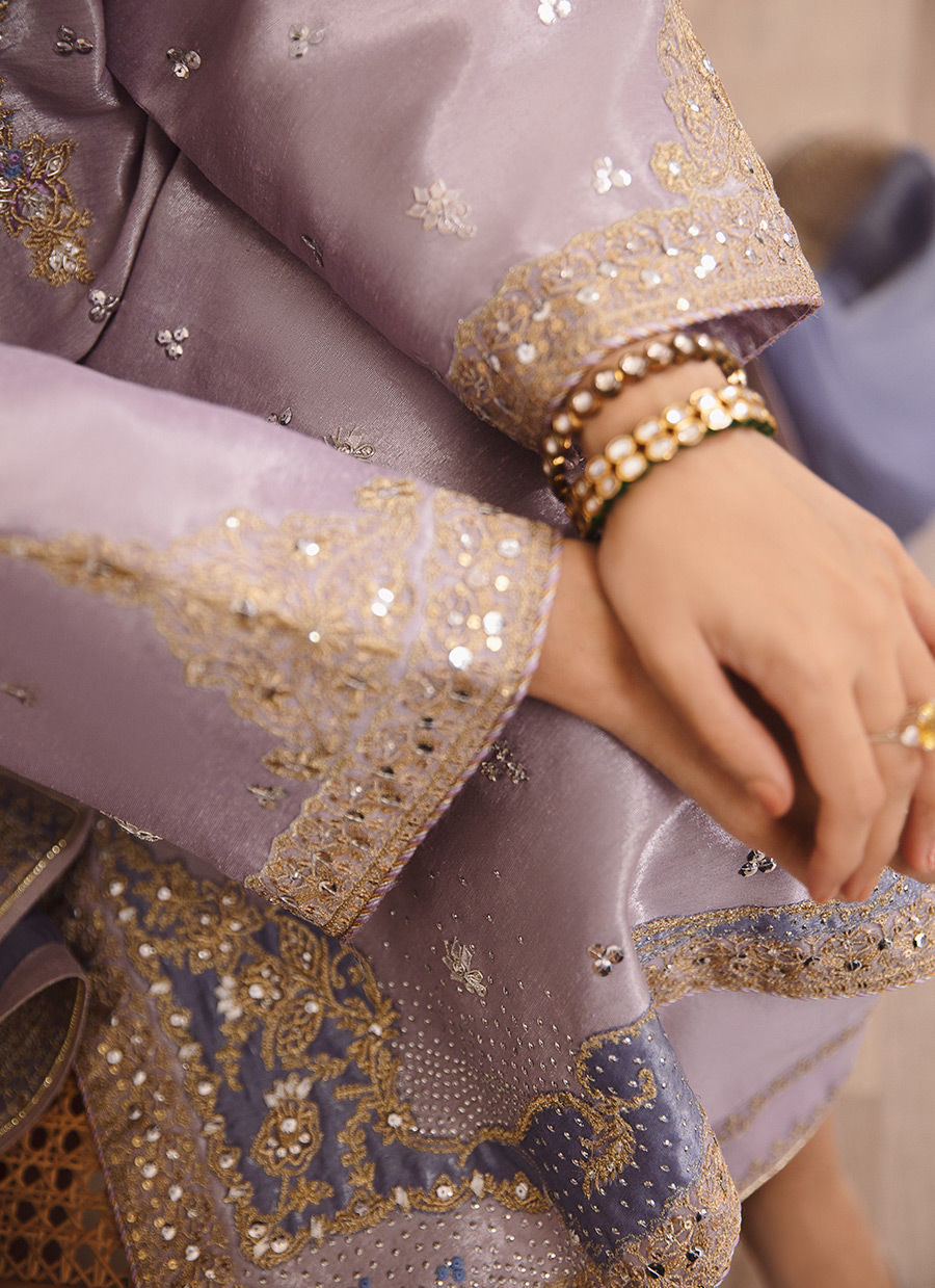 ELIF LAVENDER SHIRT AND DUPATTA