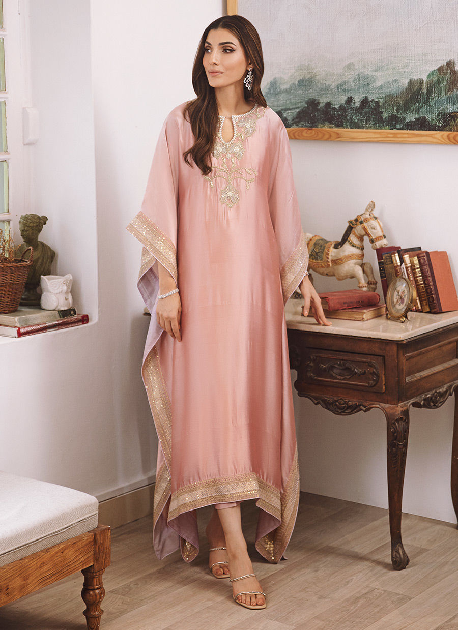 PETRA BLUSH KAFTAN