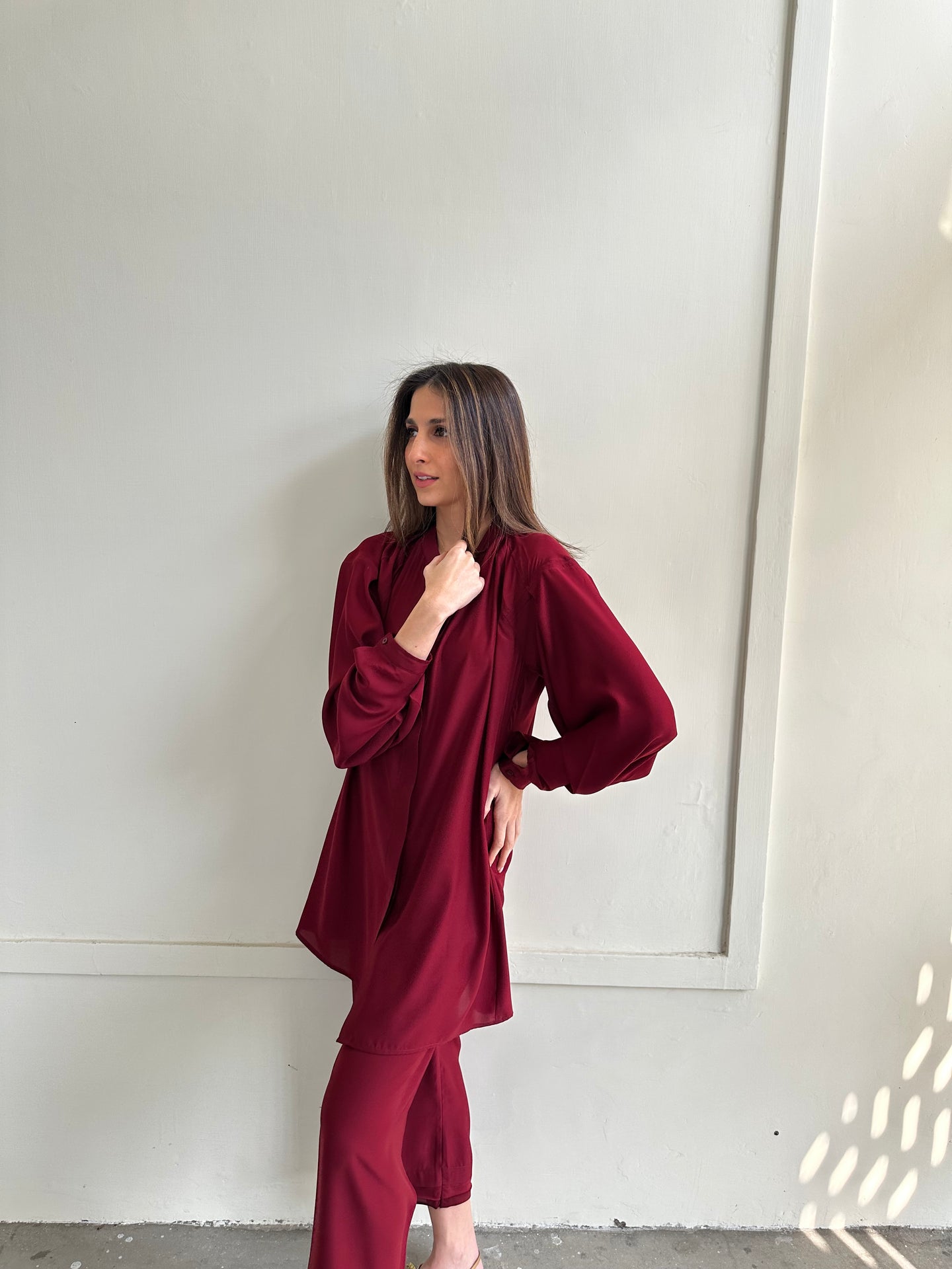 Burgundy Cos Set