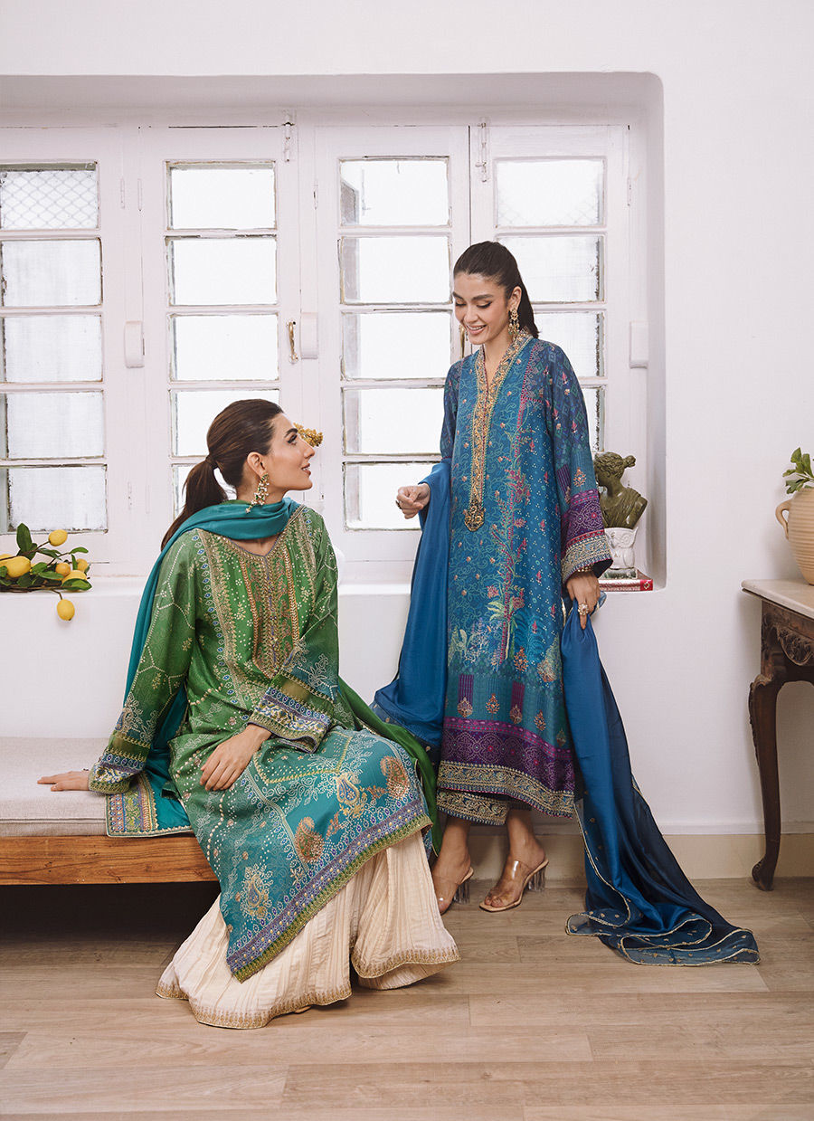 ZOHRA LAPIS SHIRT AND DUPATTA