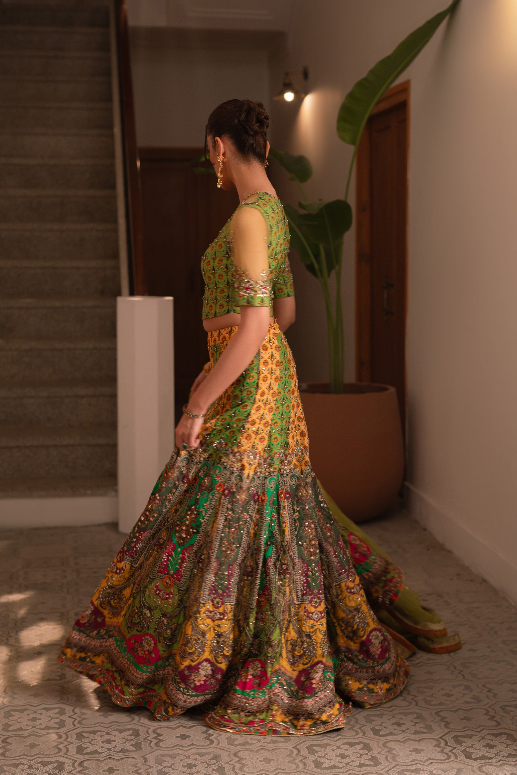 Multi Kali Lehnga Choli (D-06)