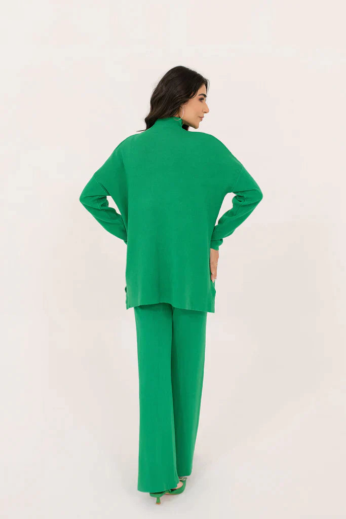 Scarlett Two Piece Knit Set Green