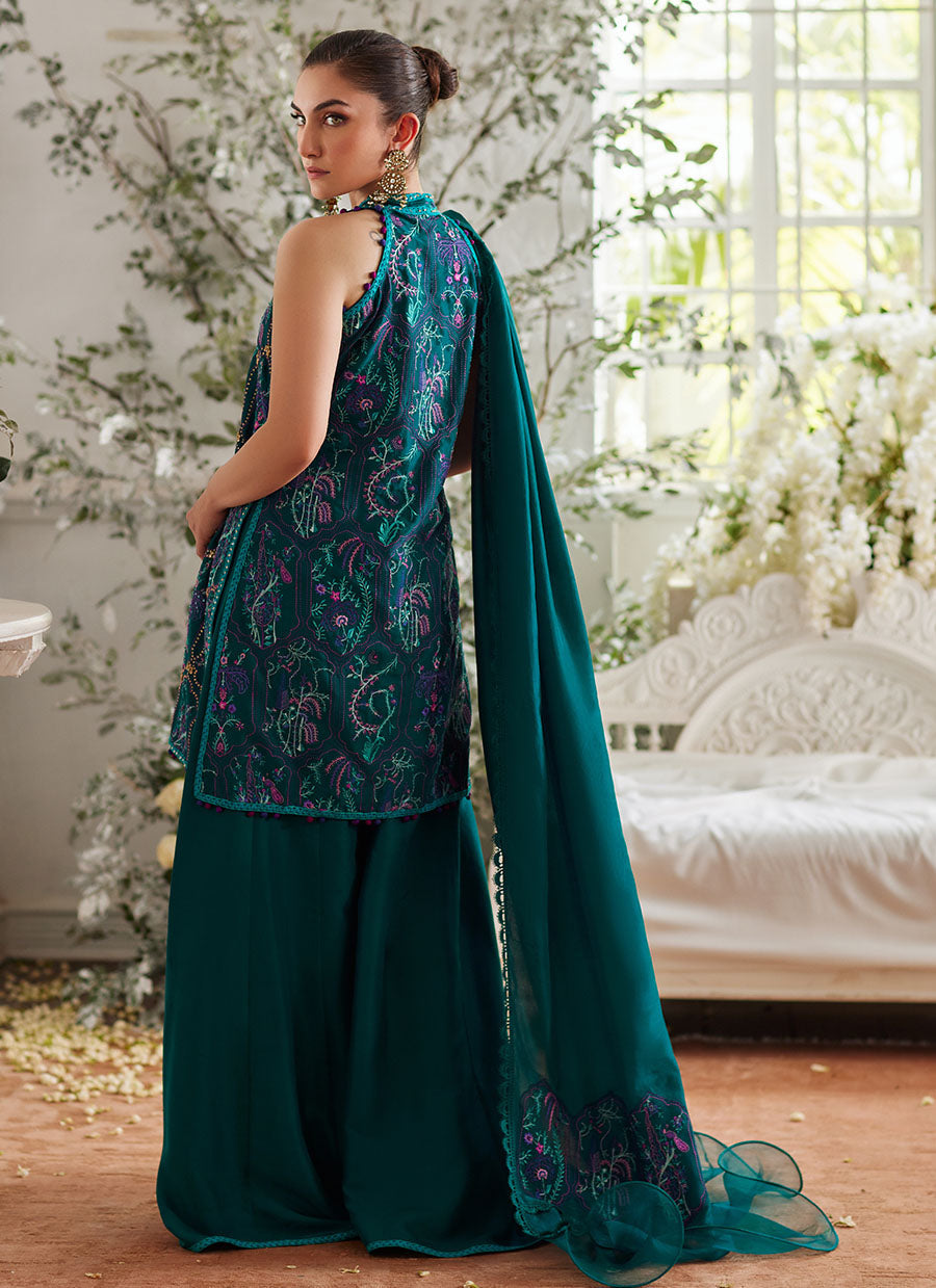 Ruya Emerald Shirt and Dupatta