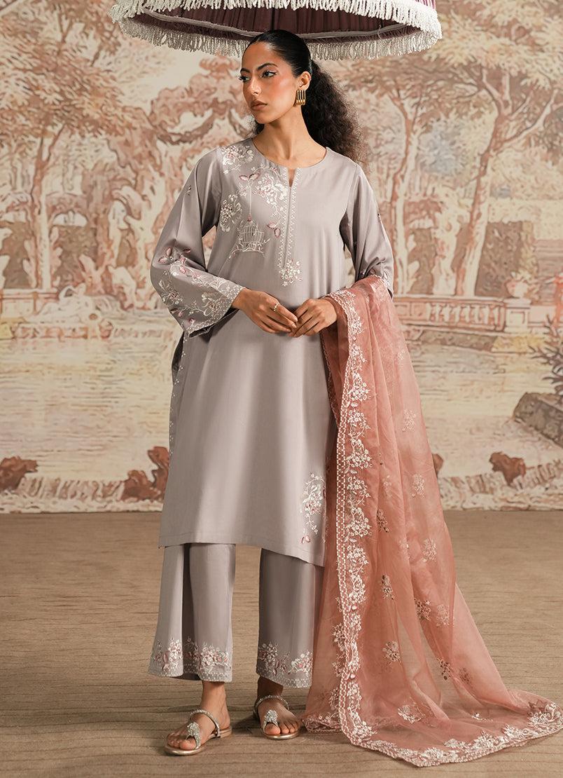 3 PC Luxury Embroidered Suit ICSTE-213886-12444