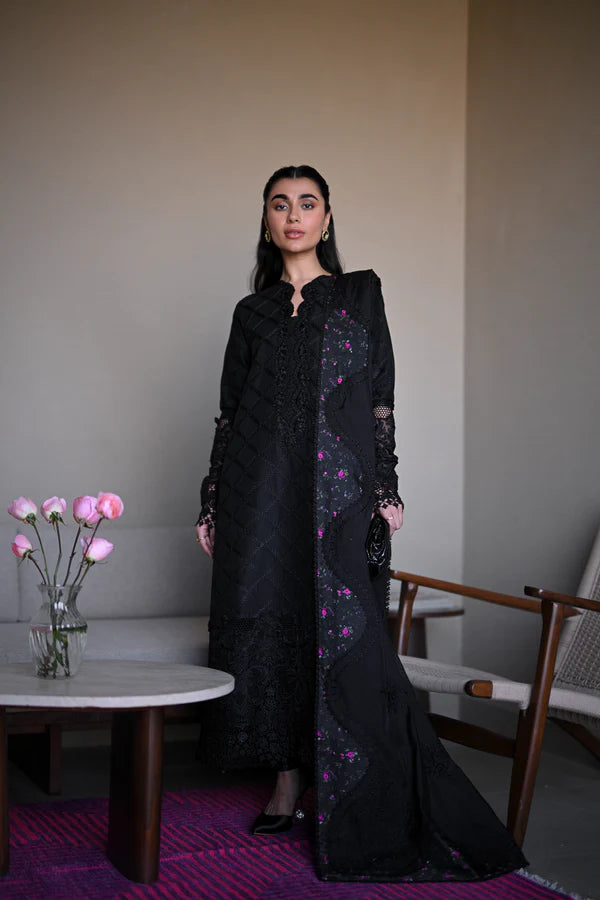 SONA 3: BLACK LUXURY EMBROIDERED (NEL-25603)