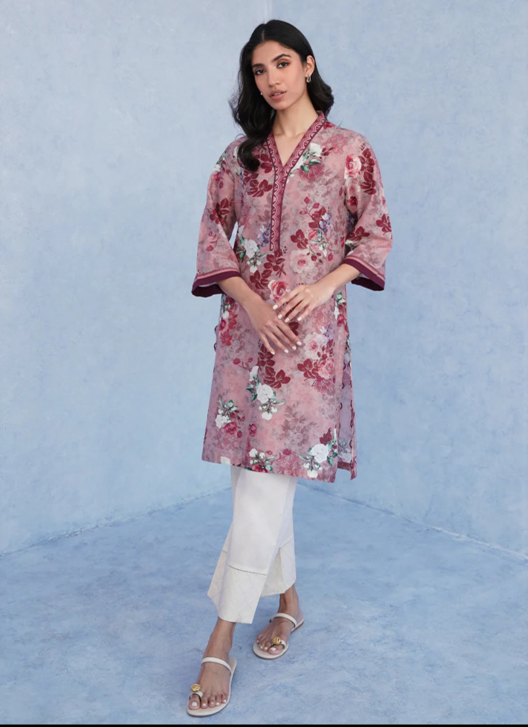 Floral Printed Kurta