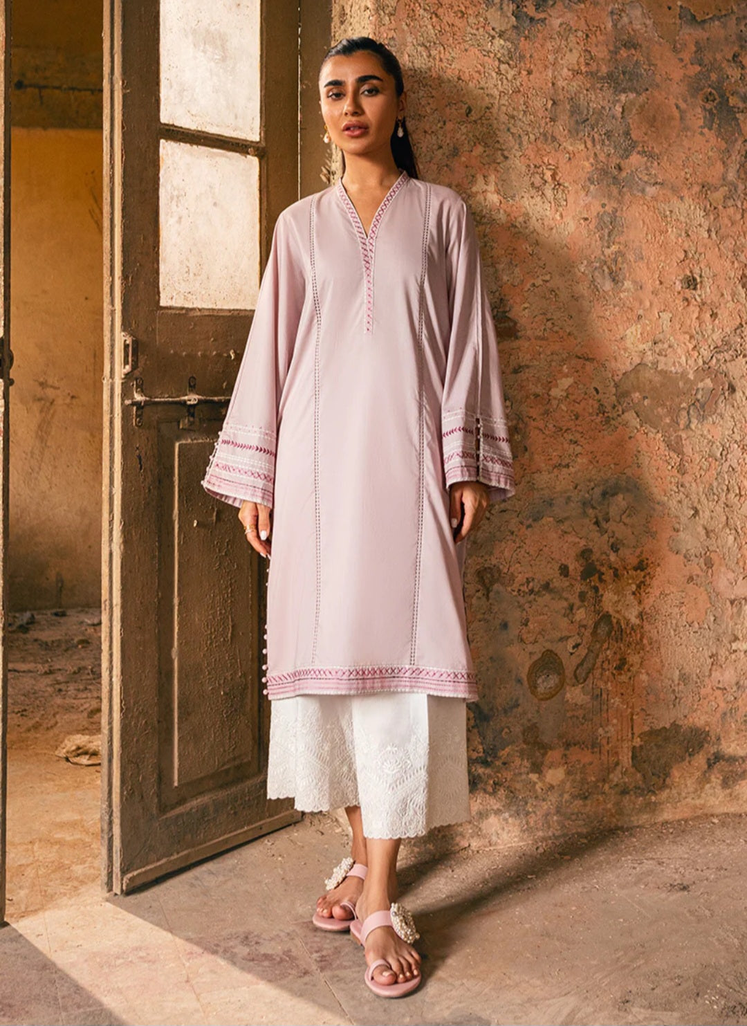 Mauve Kurta