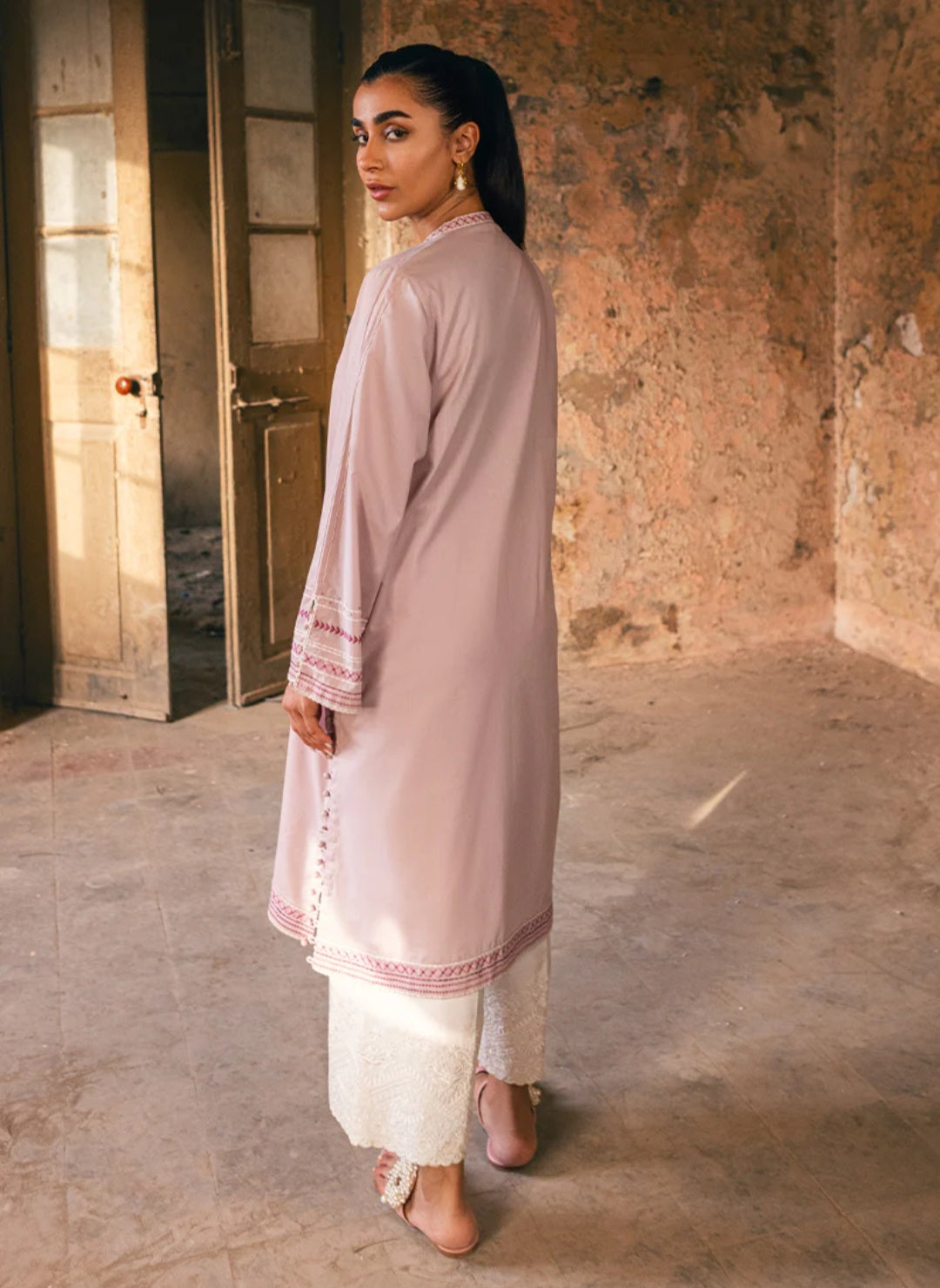 Mauve Kurta