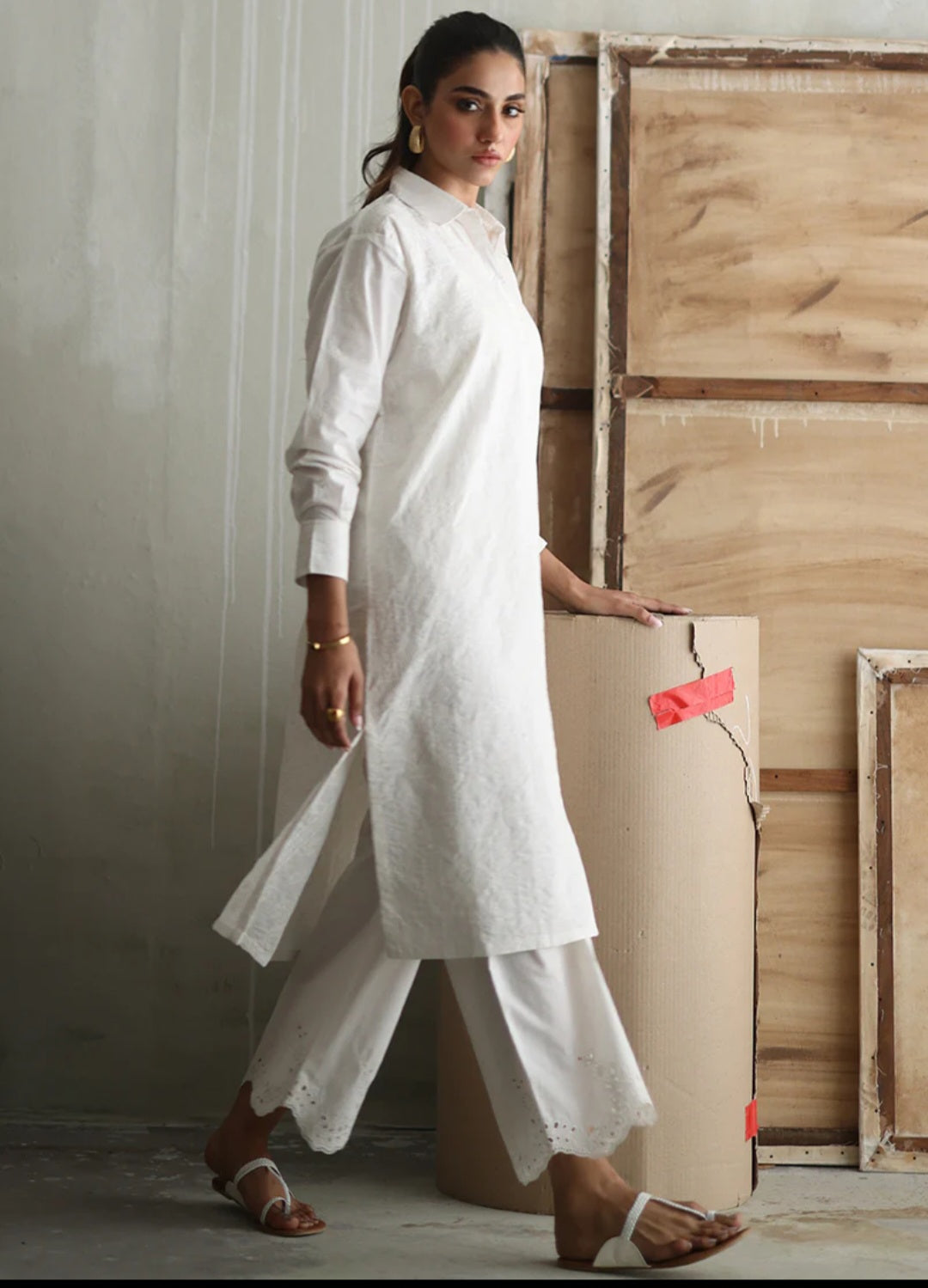 Chikankari Embroidered Kurta 17203