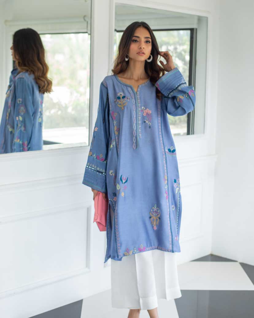 Primrose Blue Kurti