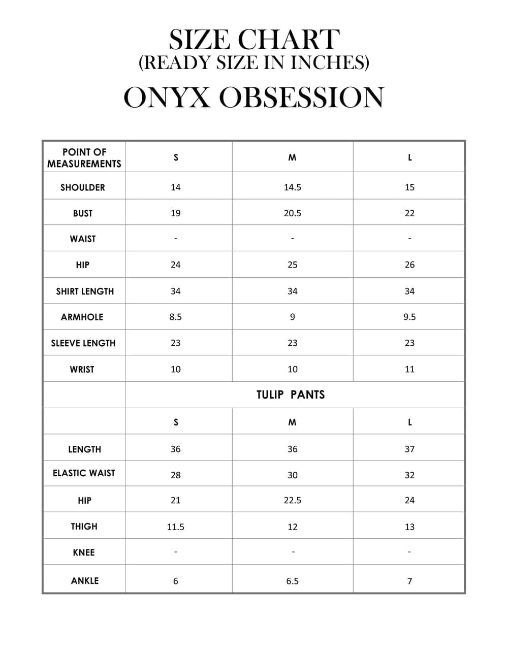 ONYX OBSESSION