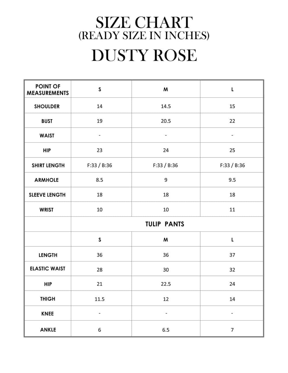 DUSTY ROSE